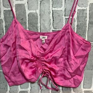 Aerie Pink Satin Cami Top 2/$40
